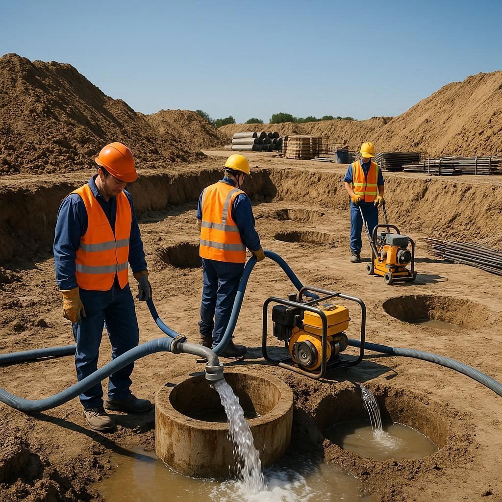 Глубинное водопонижение скважинами в Новороссийске